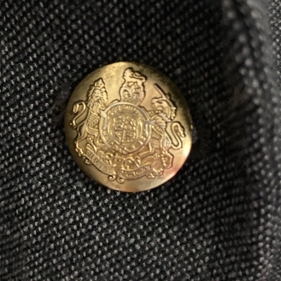 J Crew/Wool Blend Schoolboy Blazer/Size 4/Dark Charcoal Gray-Black - Picture 2 of 8